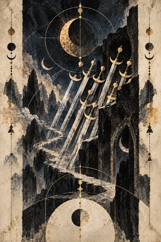 Eight of Swords — Dream Logic Tarot