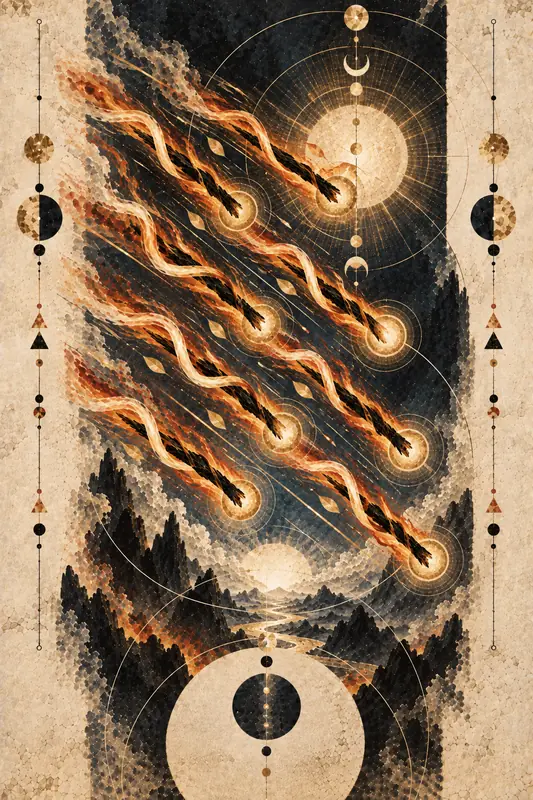 Eight of Wands — Dream Logic Tarot