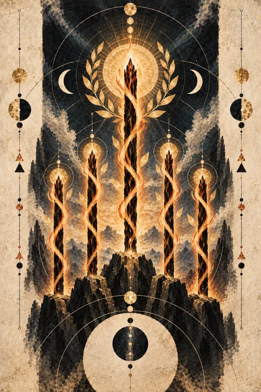 Five of Wands — Dream Logic Tarot
