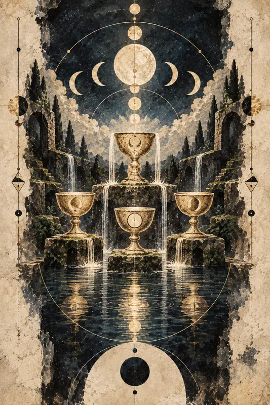 Four of Cups — Dream Logic Tarot