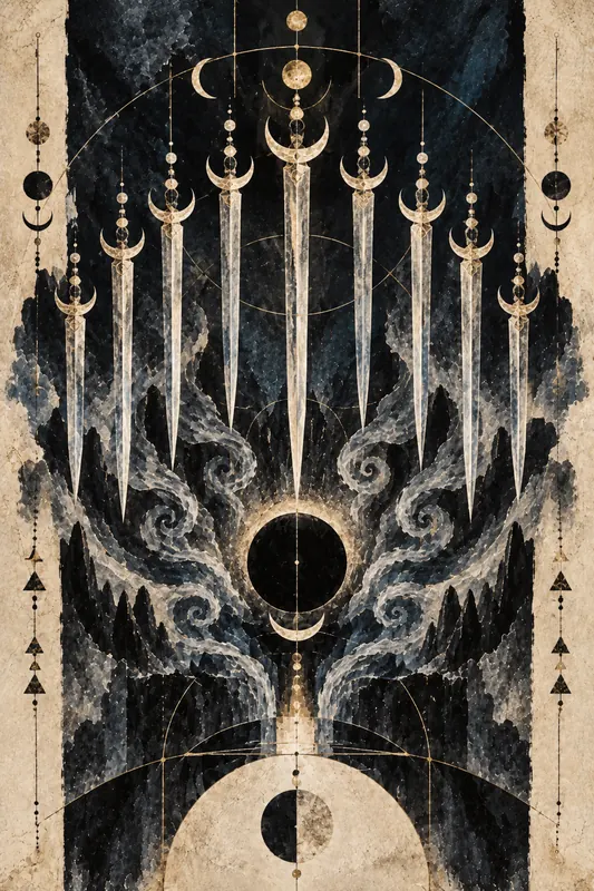 Nine of Swords — Dream Logic Tarot