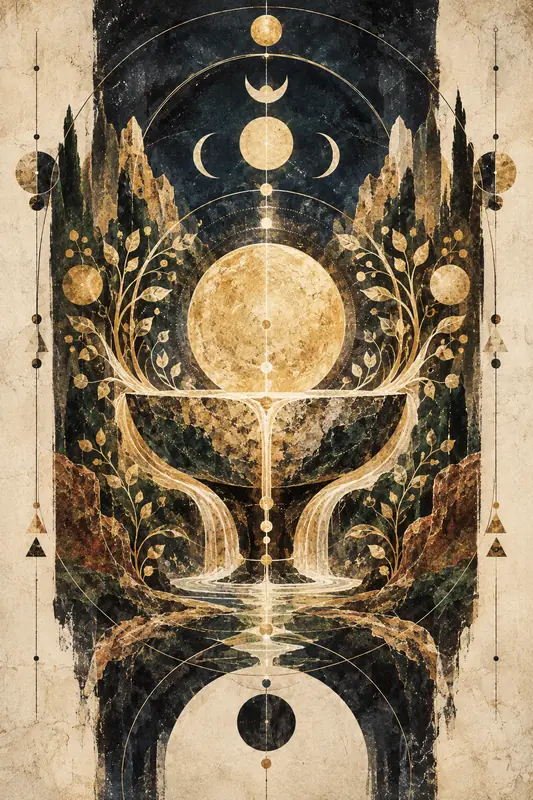 Queen of Disks — Dream Logic Tarot