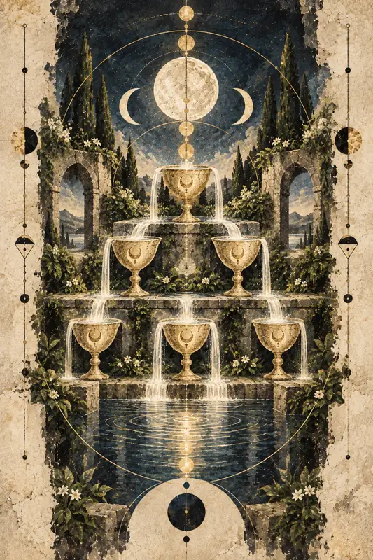 Six of Cups — Dream Logic Tarot