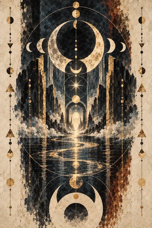 The Moon — Dream Logic Tarot