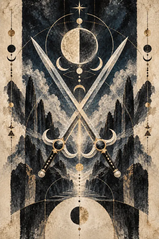 Two of Swords — Dream Logic Tarot